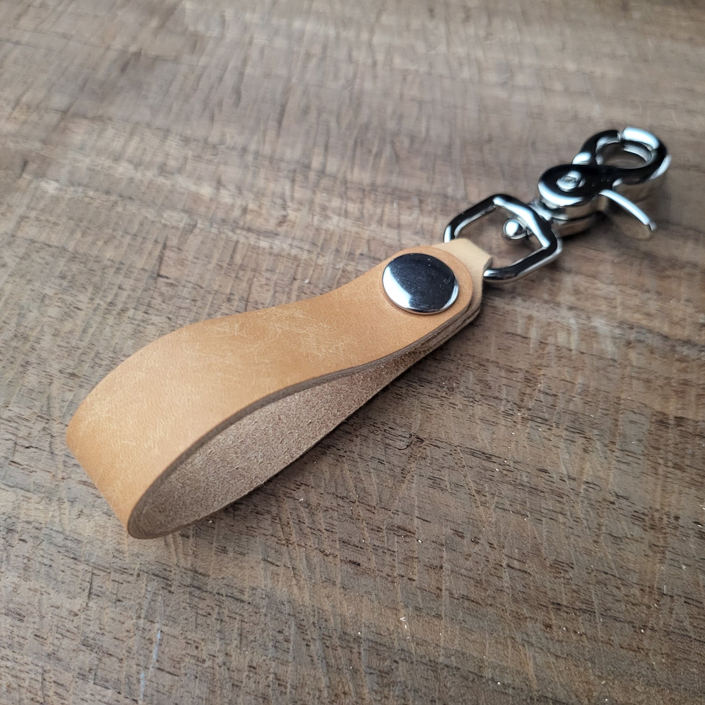 Leather Keychain Lanyard