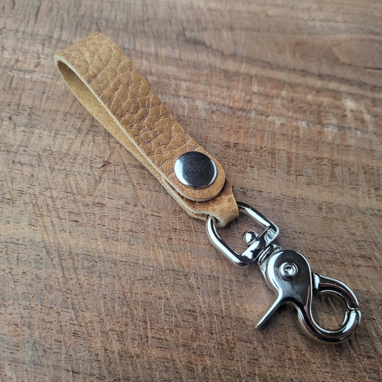 Leather Keychain Lanyard