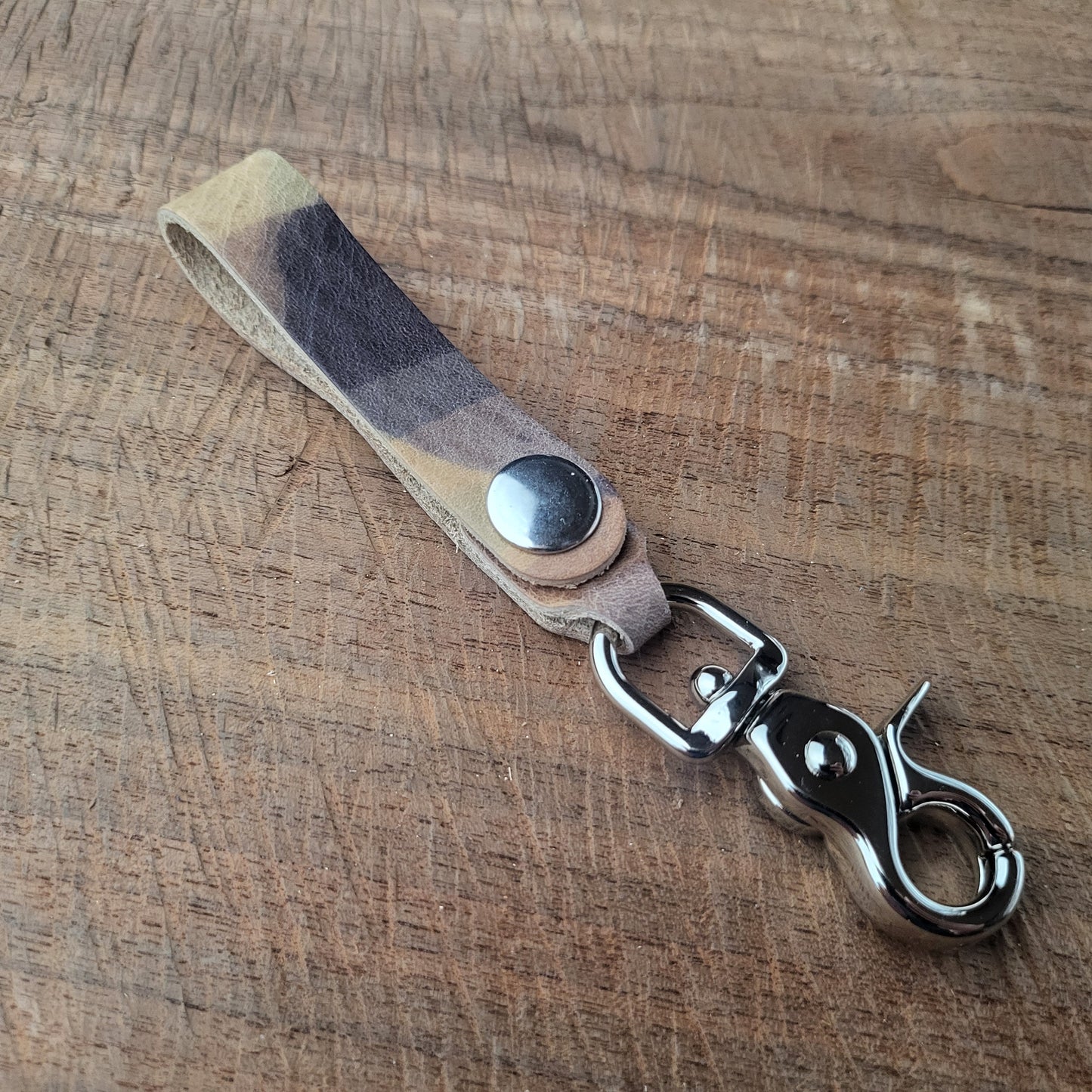 Leather Keychain Lanyard