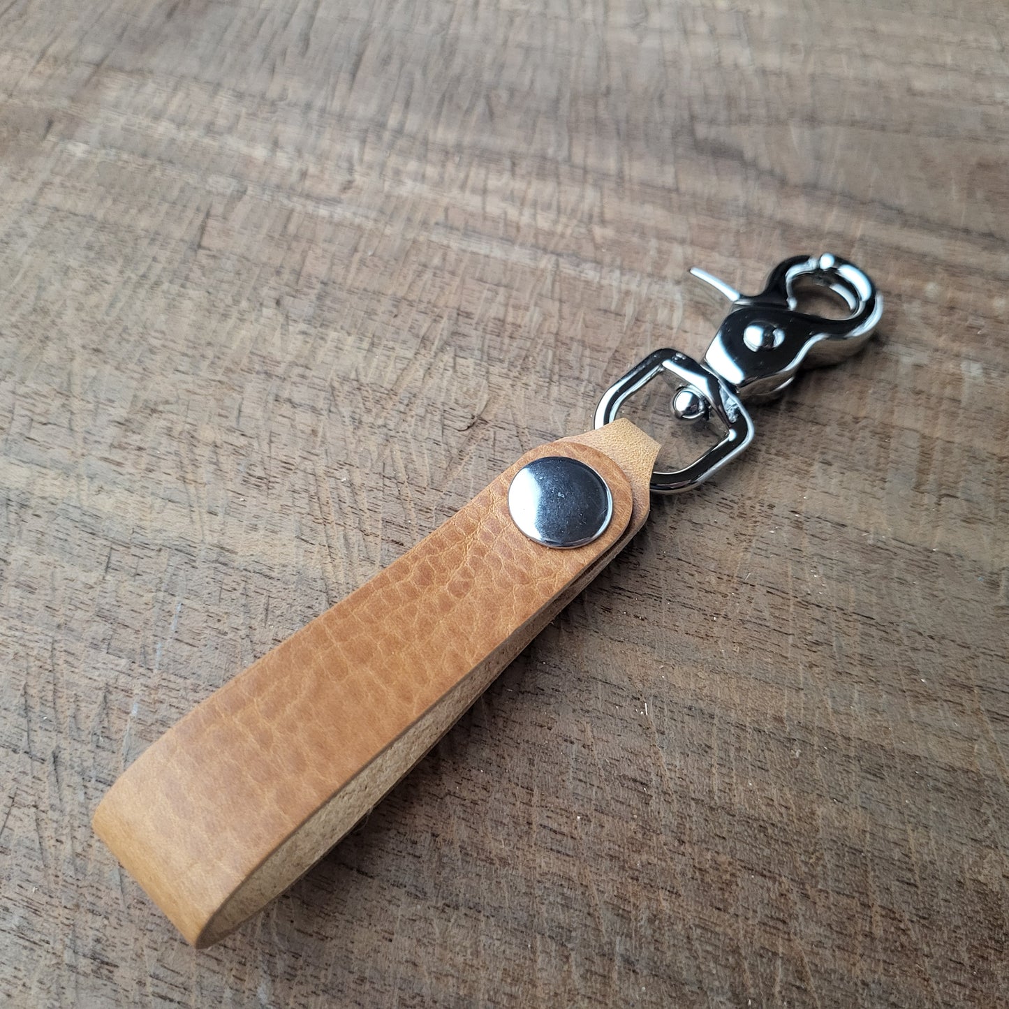 Leather Keychain Lanyard
