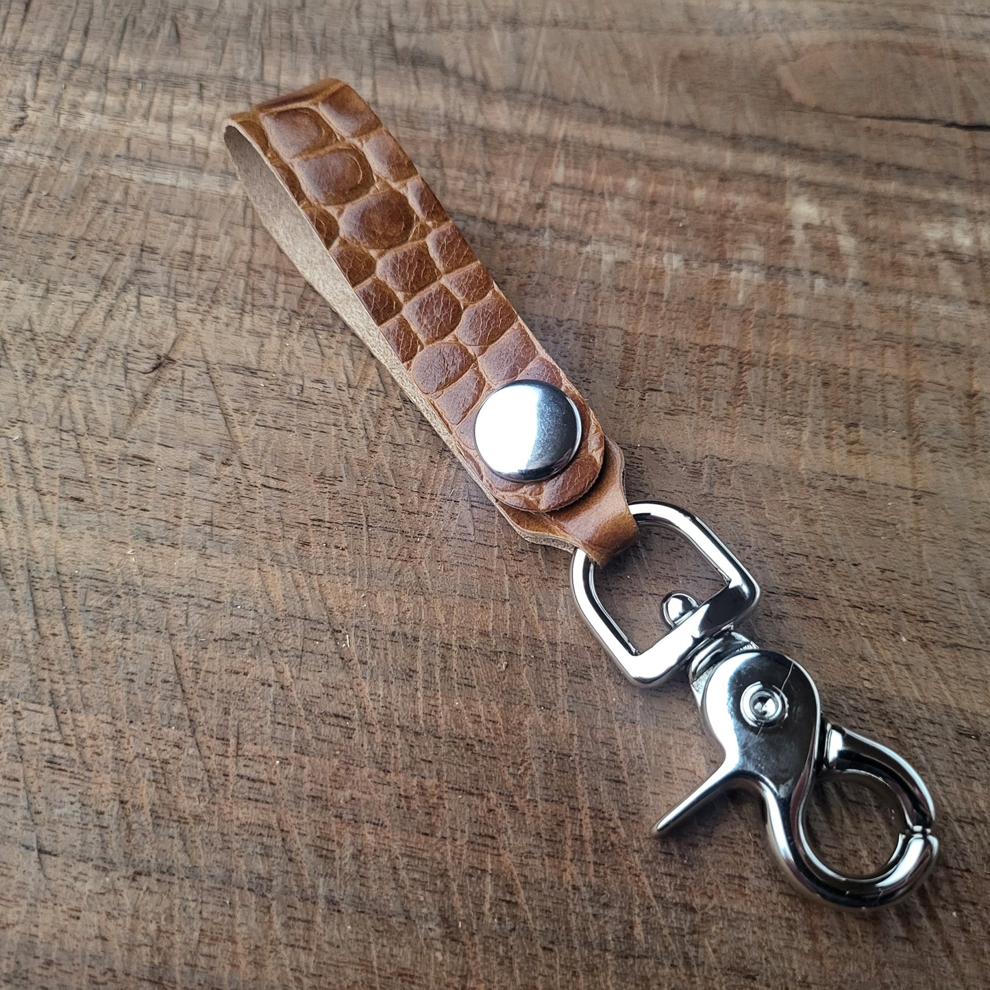 Leather Keychain Lanyard