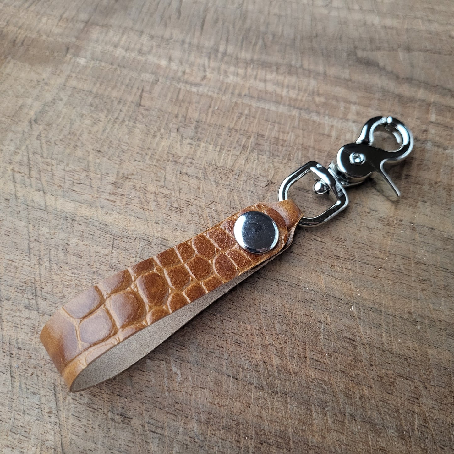 Leather Keychain Lanyard