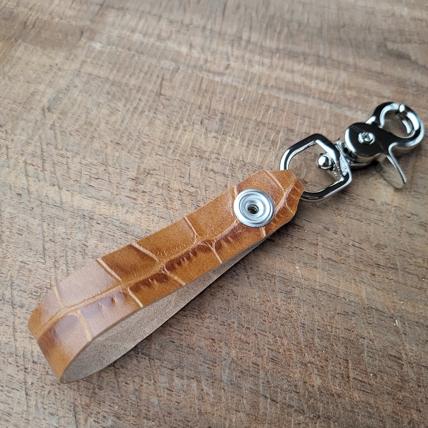Leather Keychain Lanyard