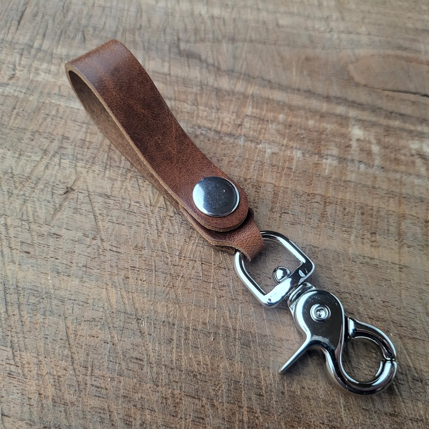 Leather Keychain Lanyard