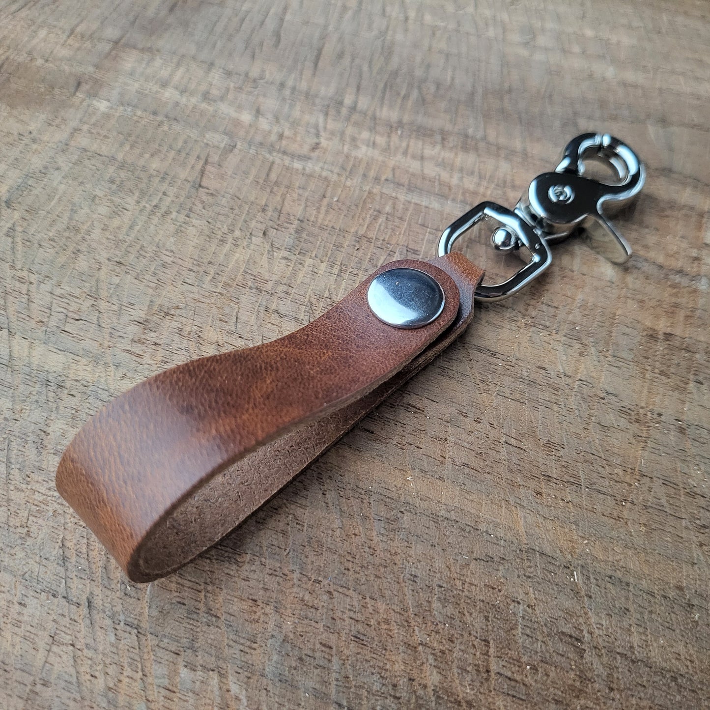 Leather Keychain Lanyard