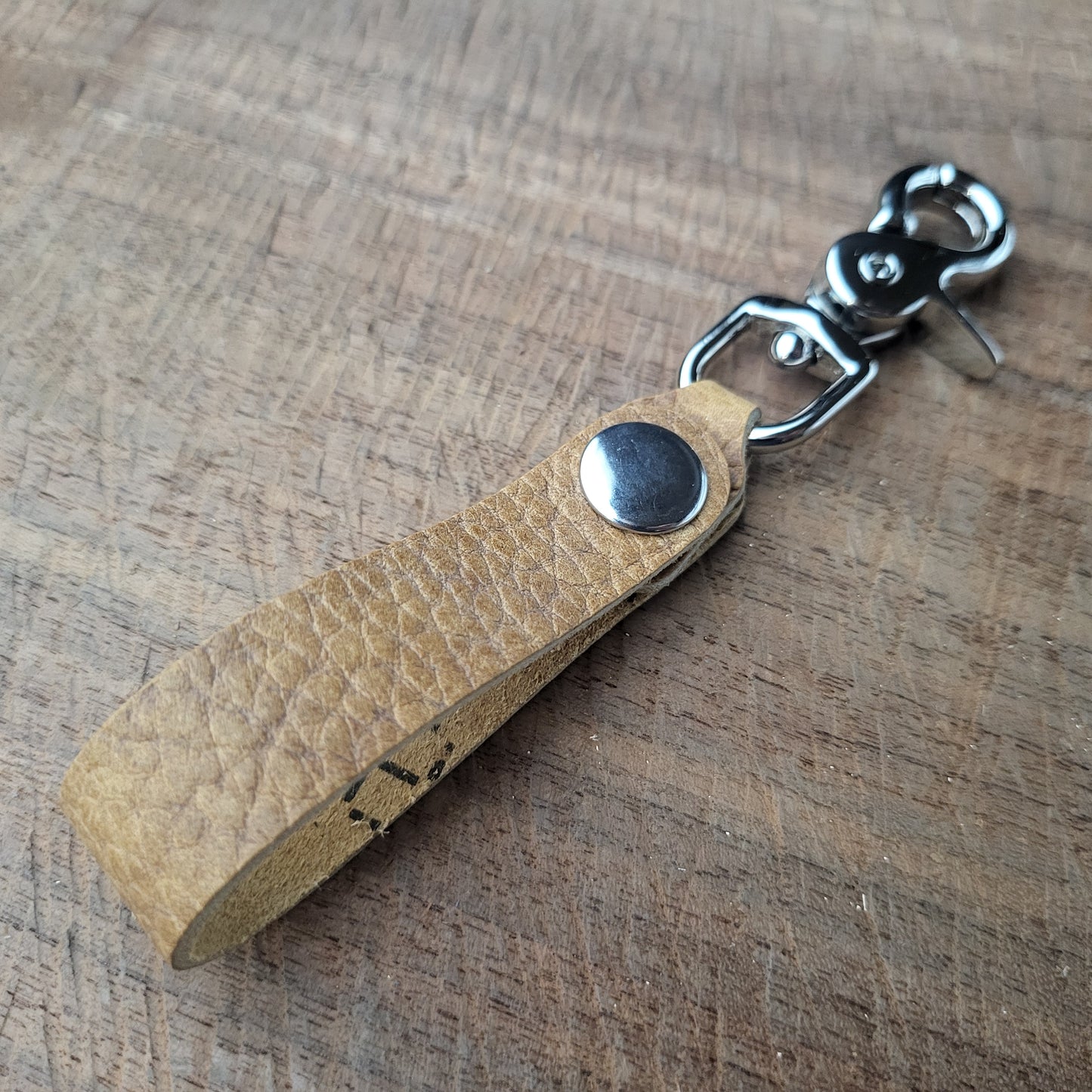 Leather Keychain Lanyard