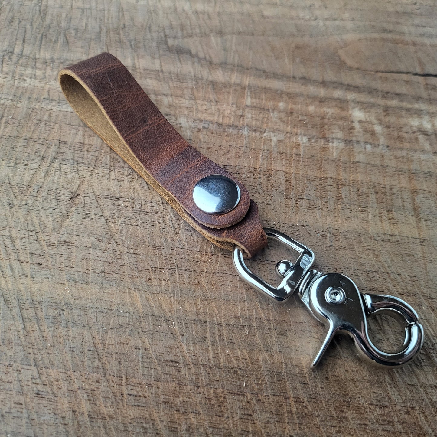 Leather Keychain Lanyard