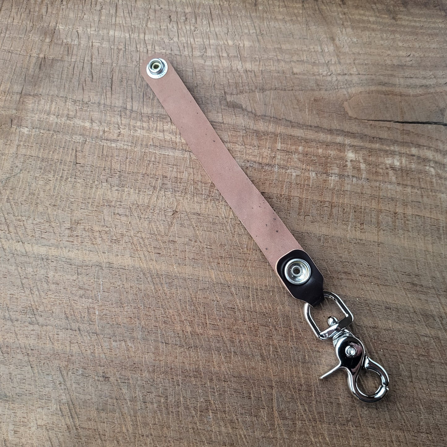 Shell Cordovan Leather Keychain