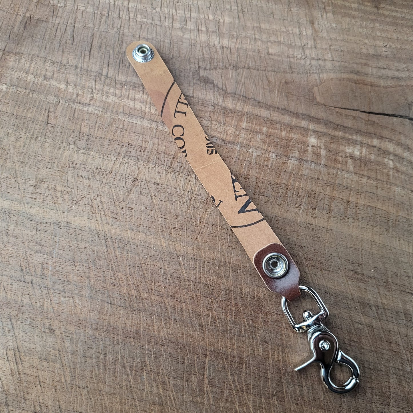 Shell Cordovan Leather Keychain