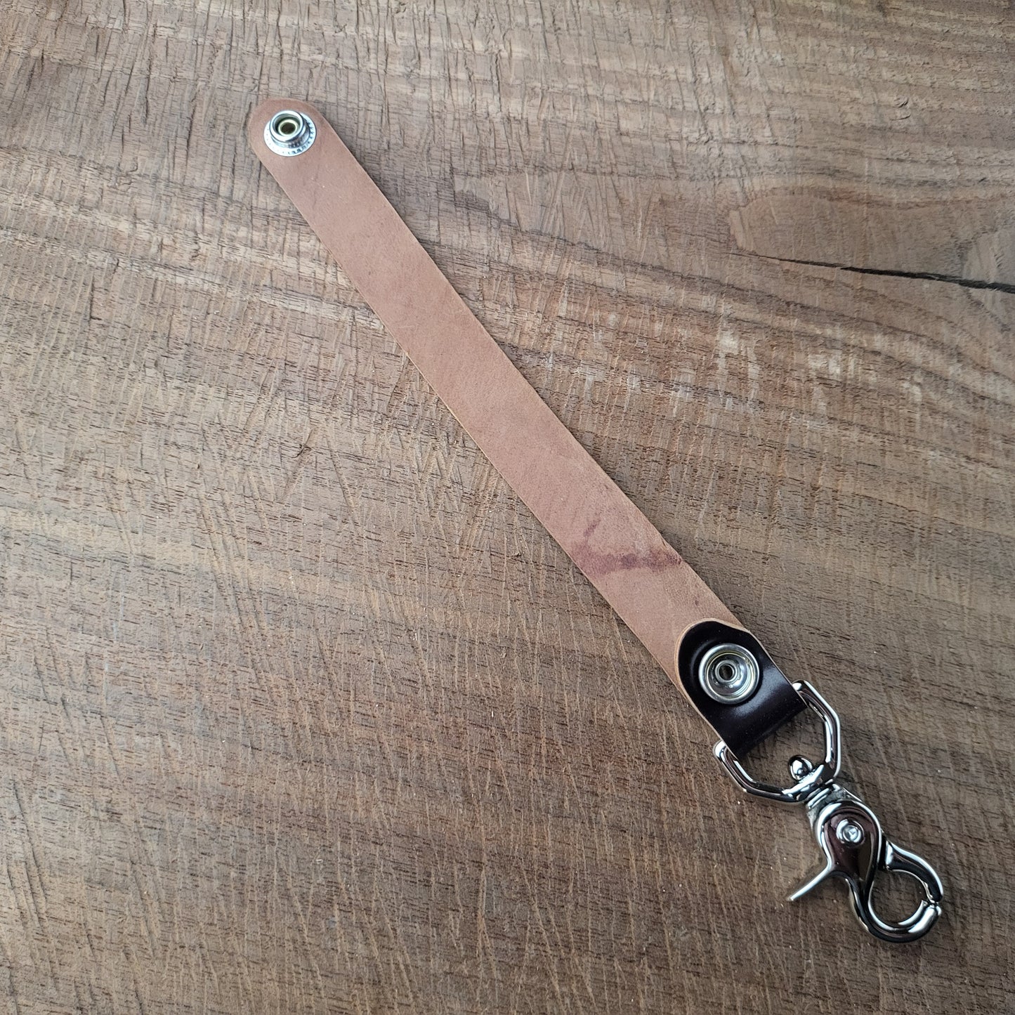 Shell Cordovan Leather Keychain