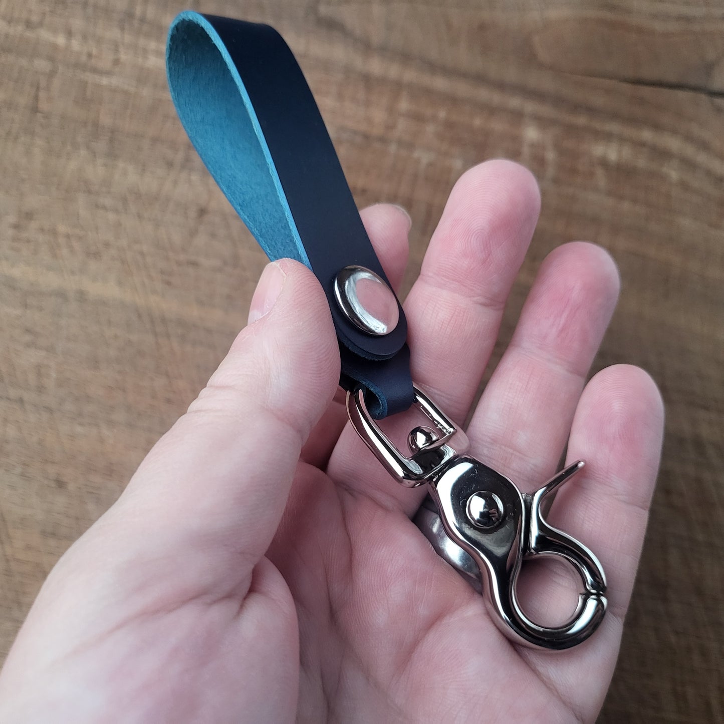 Leather Keychain Lanyard