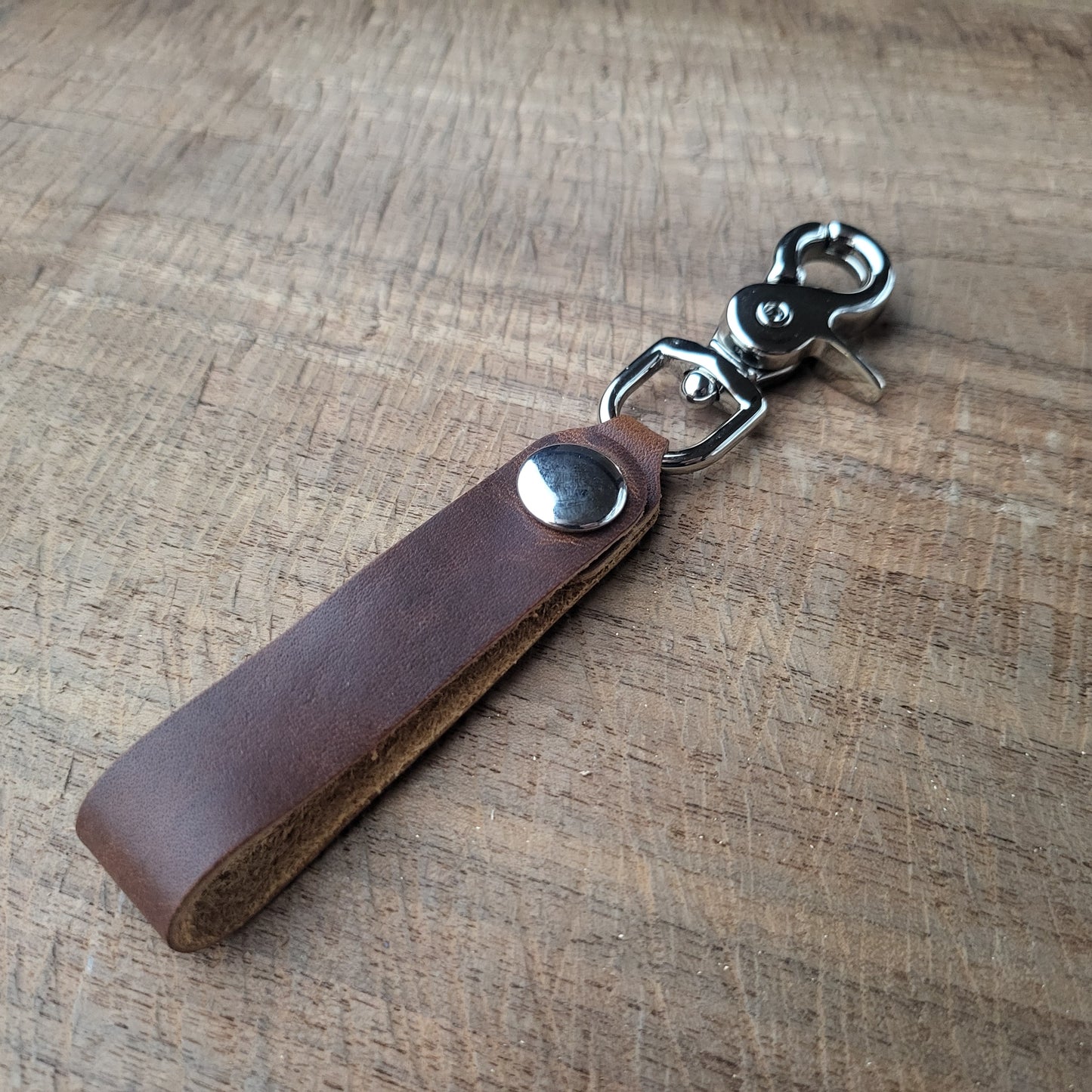 Leather Keychain Lanyard
