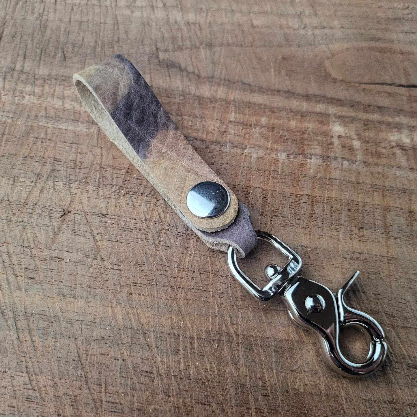 Leather Keychain Lanyard