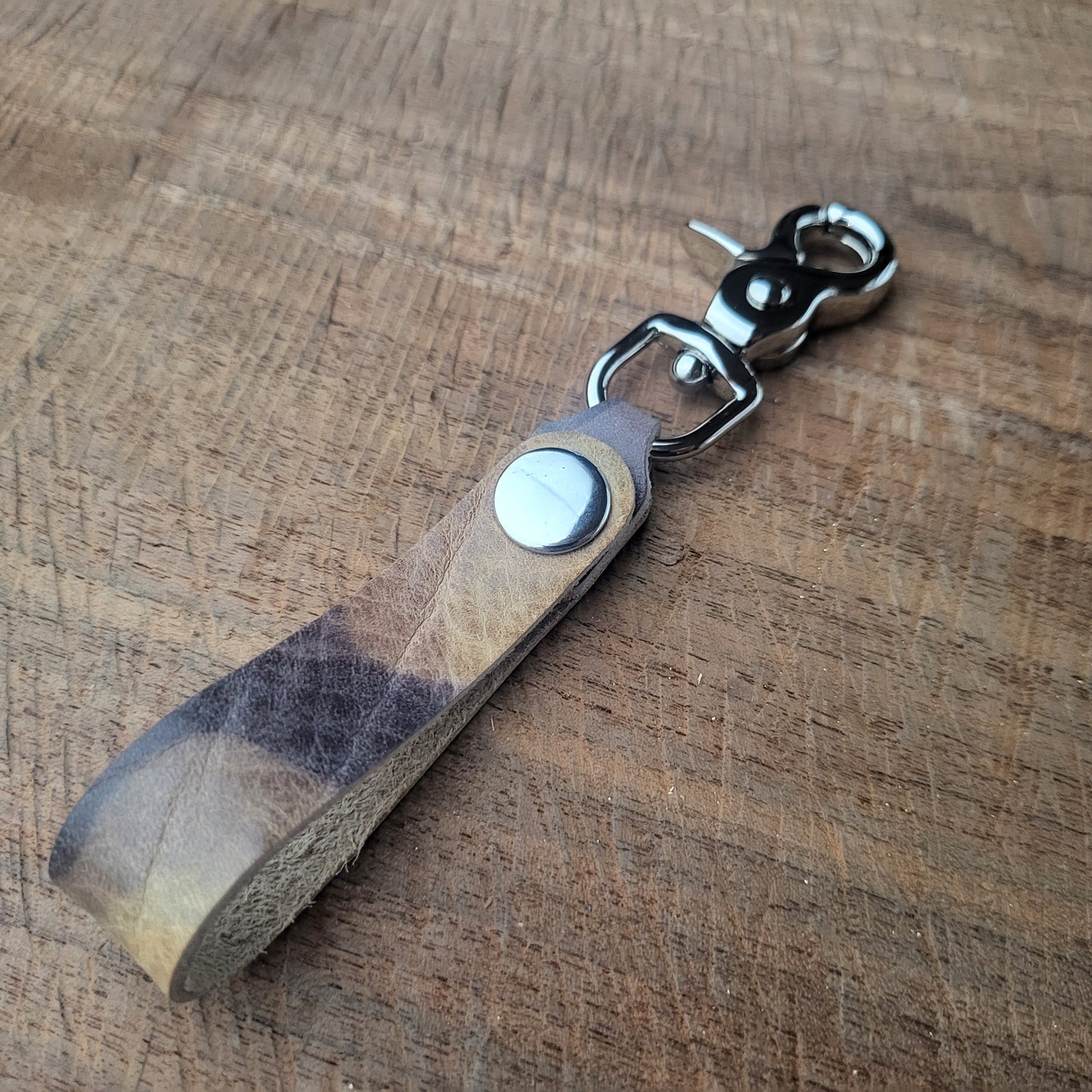 Leather Keychain Lanyard