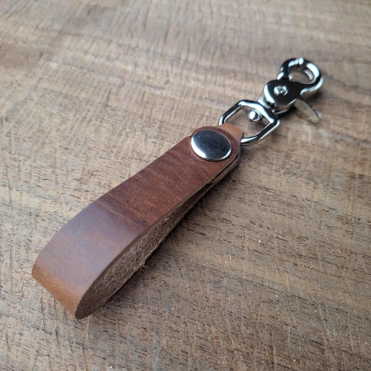 Leather Keychain Lanyard