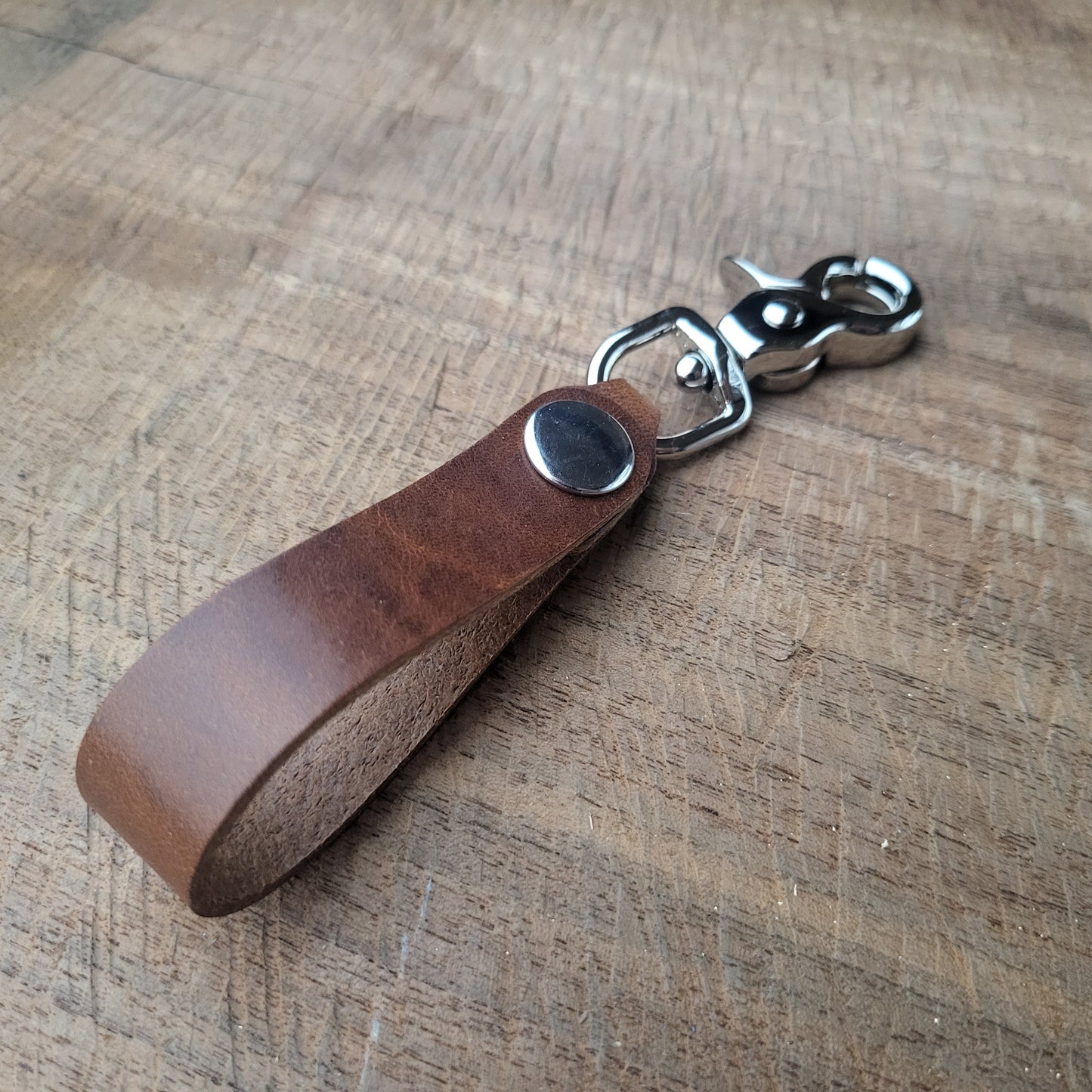 Leather Keychain Lanyard