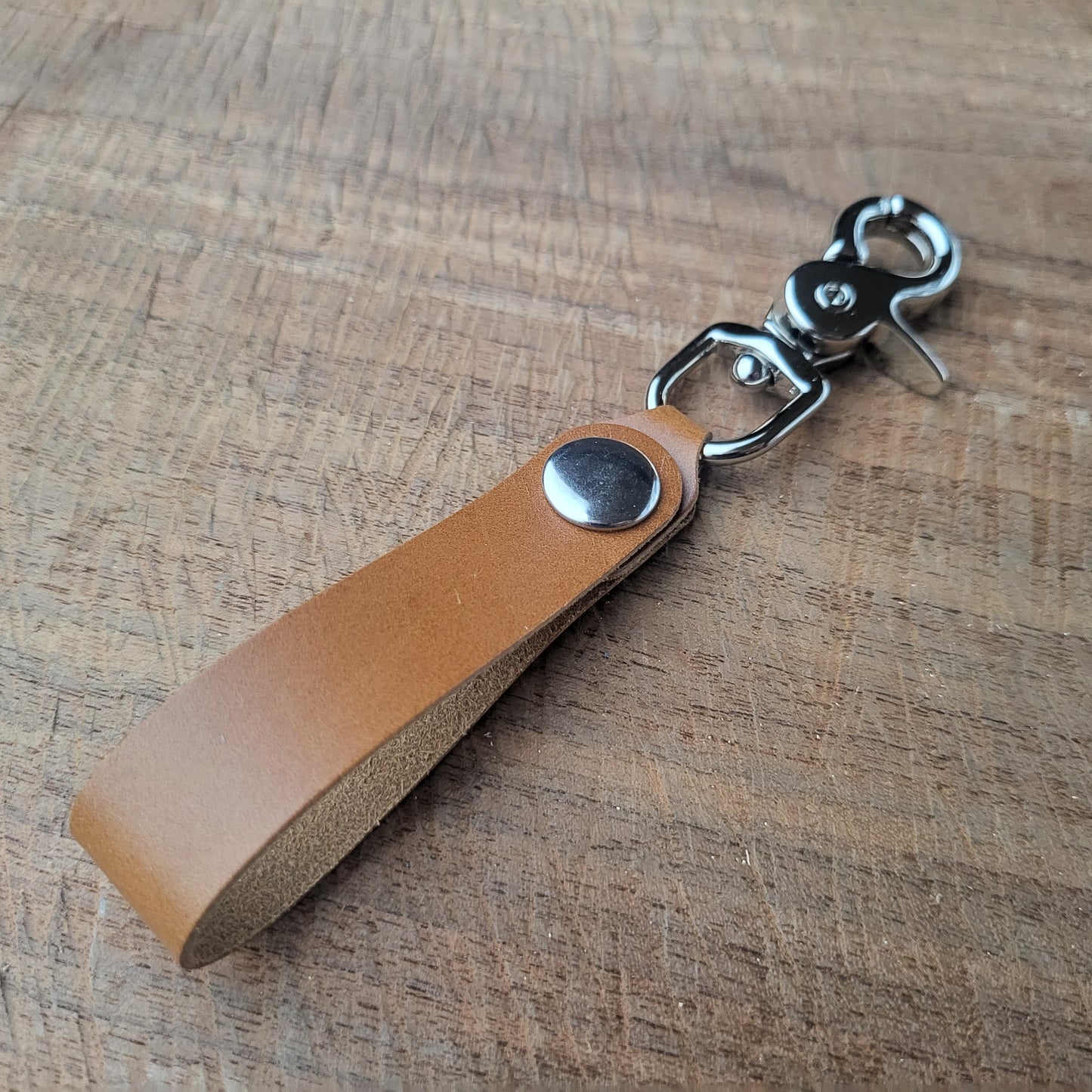 Leather Keychain Lanyard