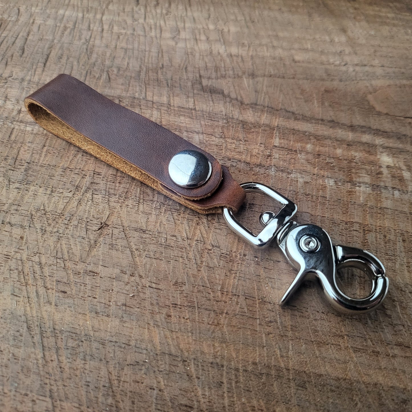 Leather Keychain Lanyard