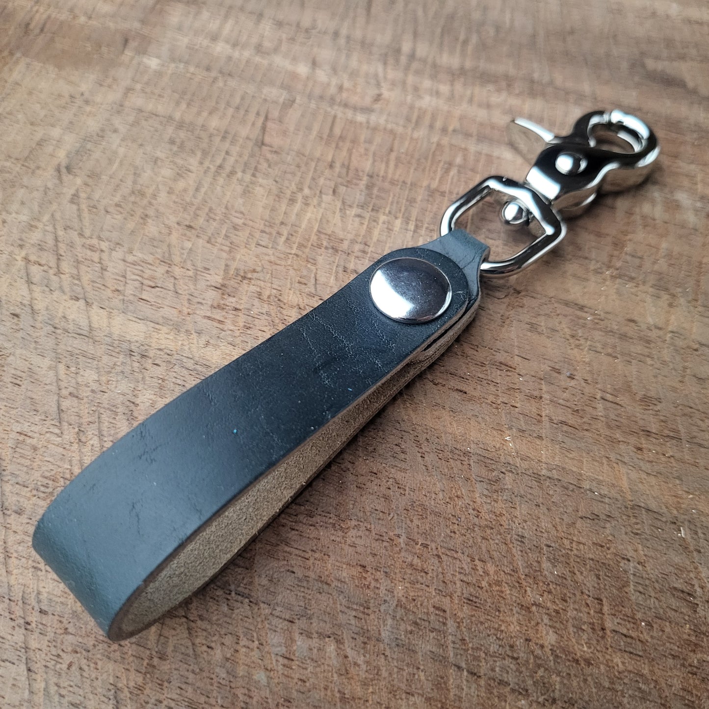 Leather Keychain Lanyard