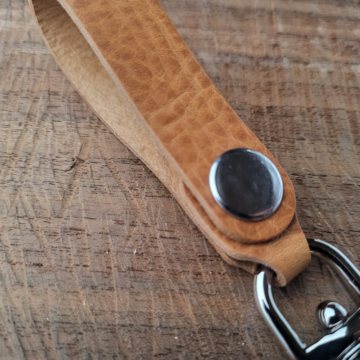 Leather Keychain Lanyard