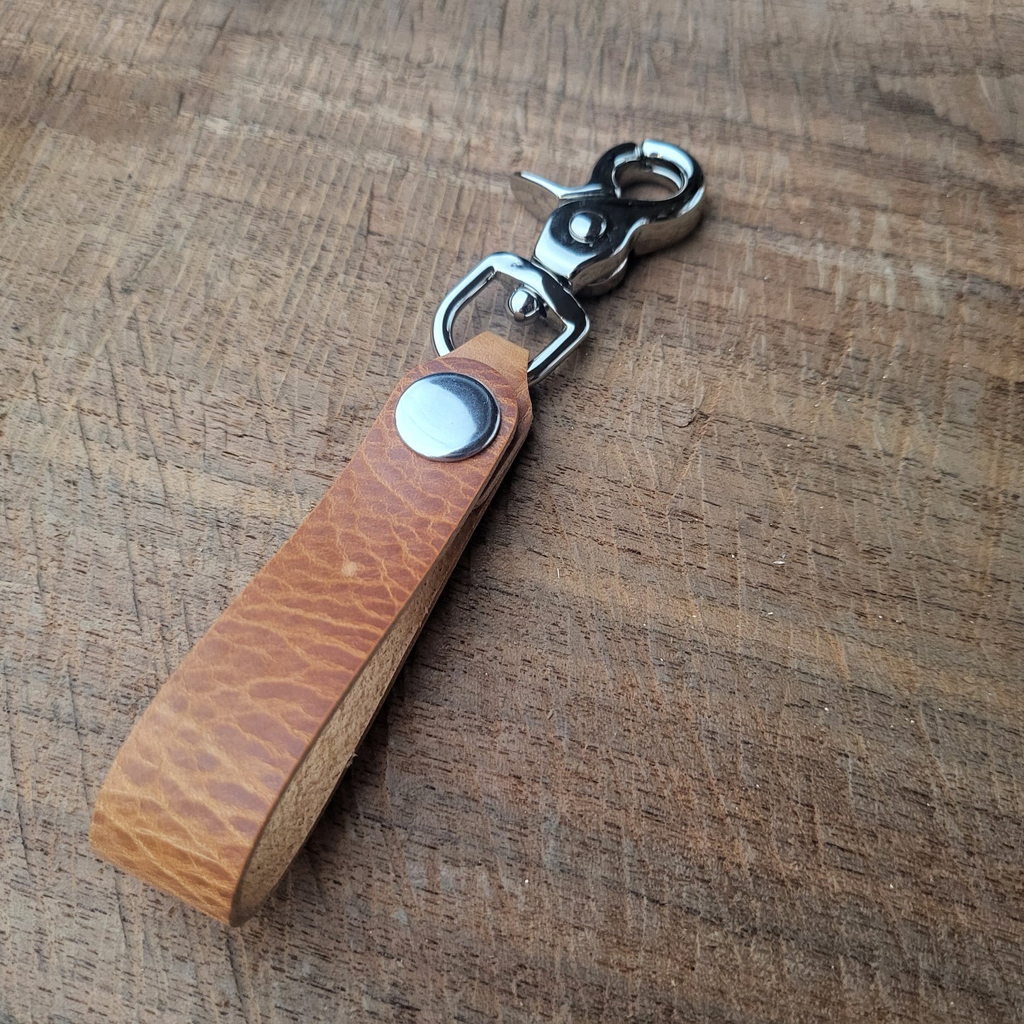 Leather Keychain Lanyard