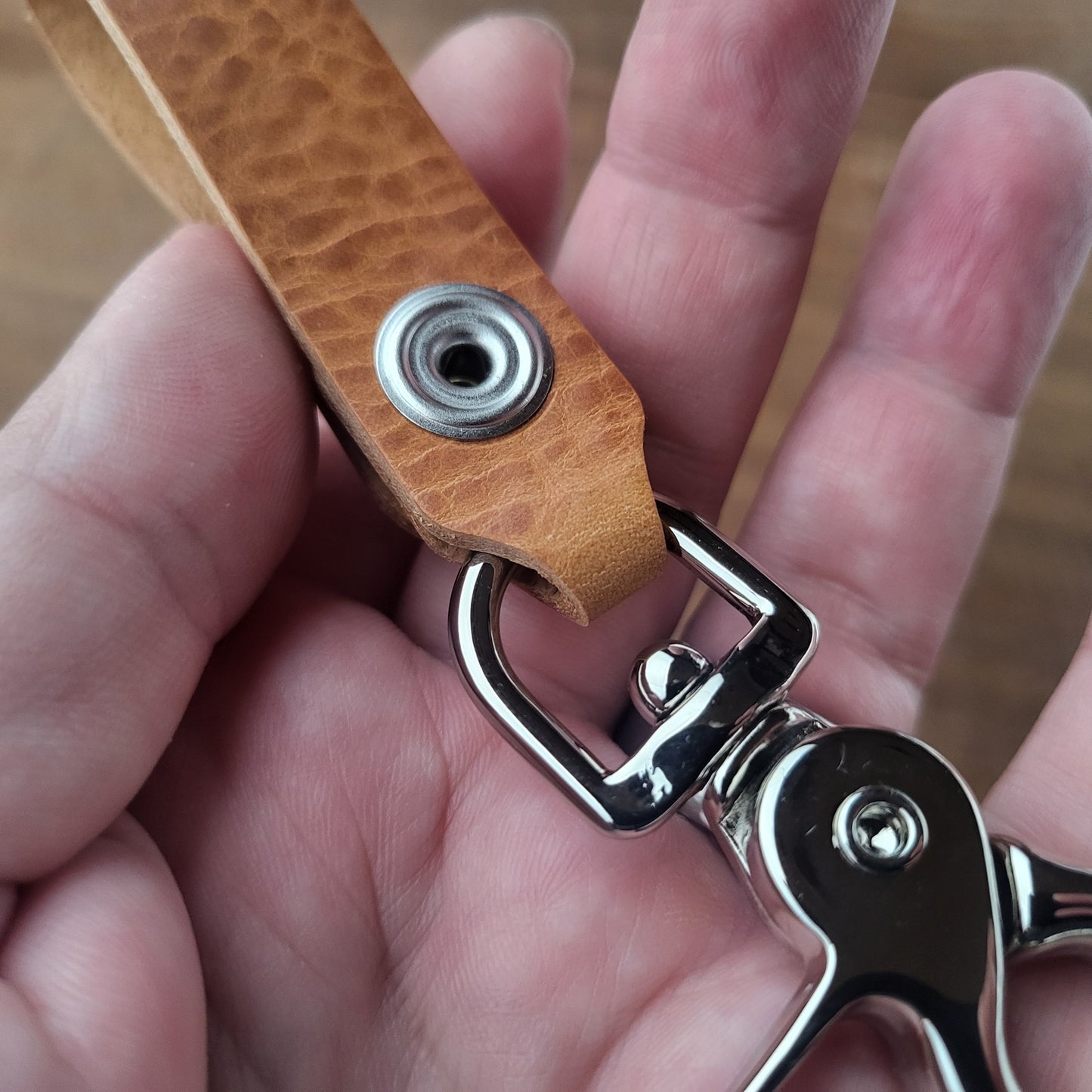 Leather Keychain Lanyard
