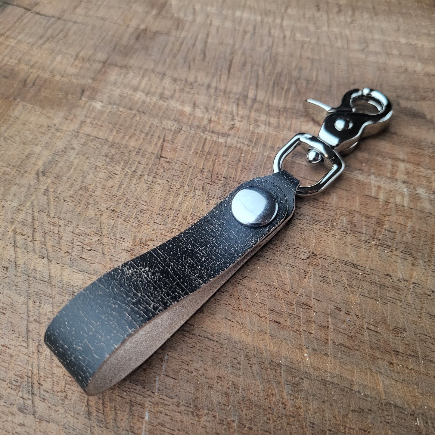 Leather Keychain Lanyard