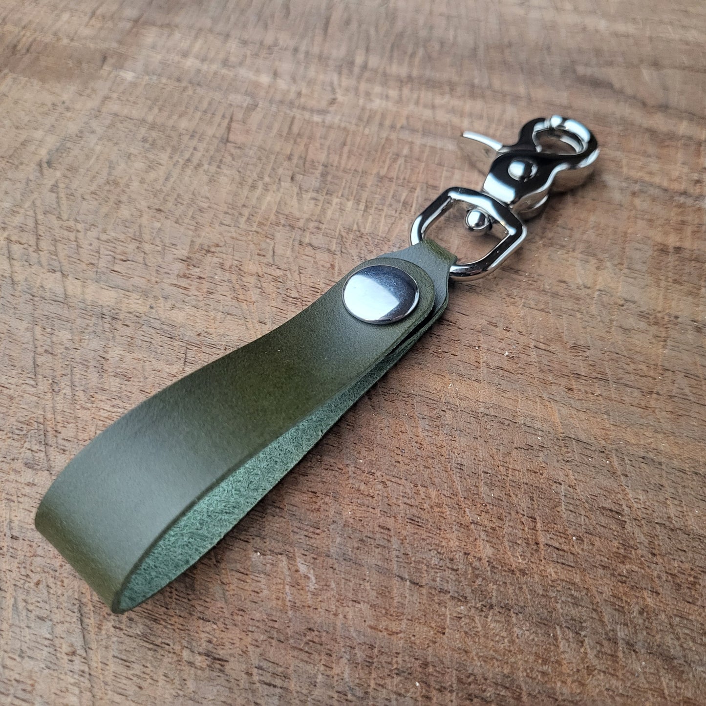 Leather Keychain Lanyard
