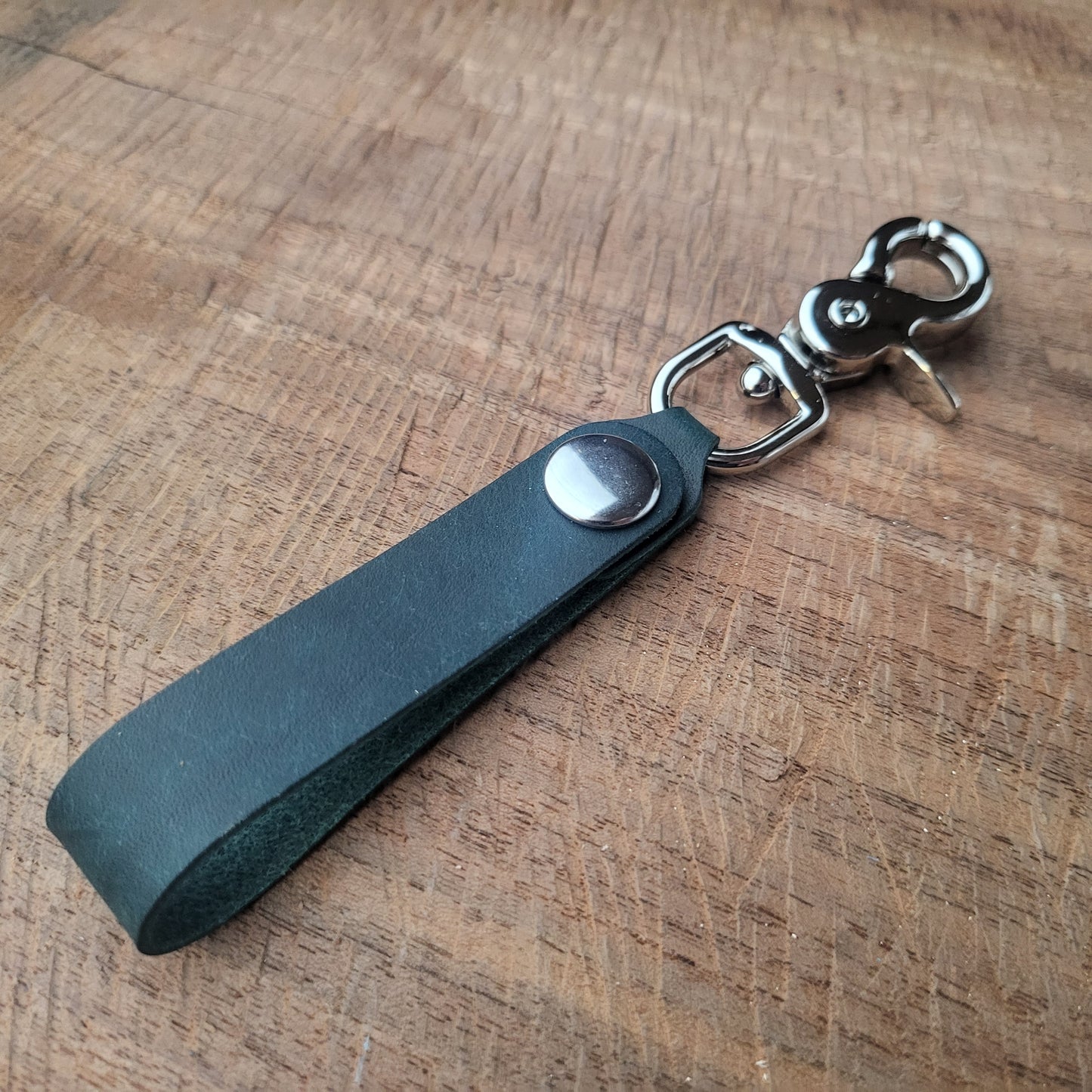 Leather Keychain Lanyard