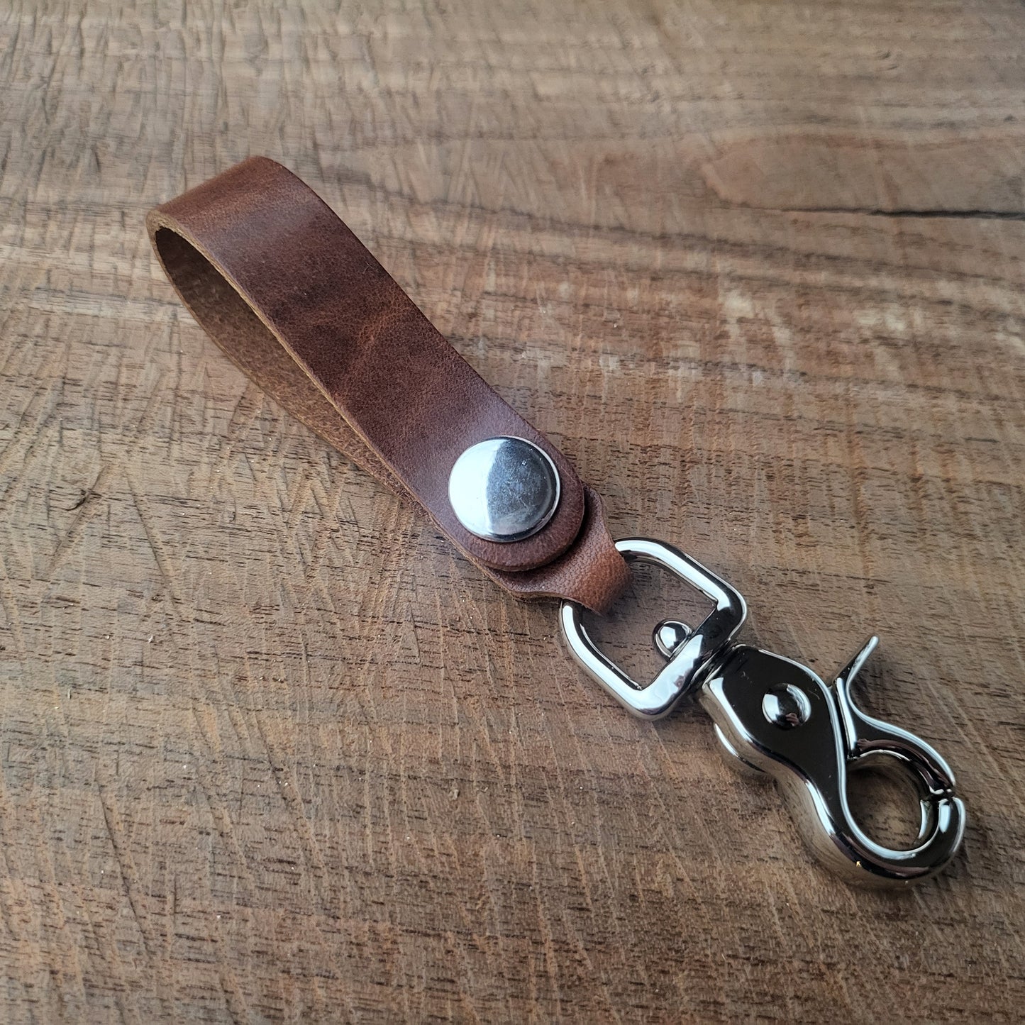 Leather Keychain Lanyard
