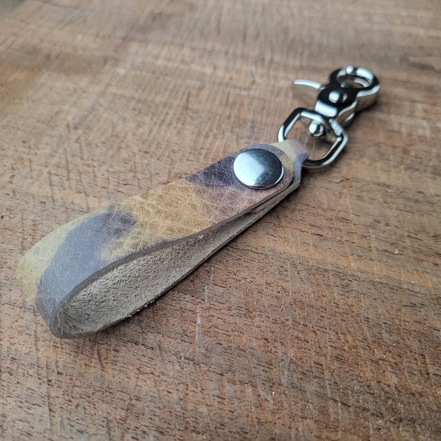 Leather Keychain Lanyard