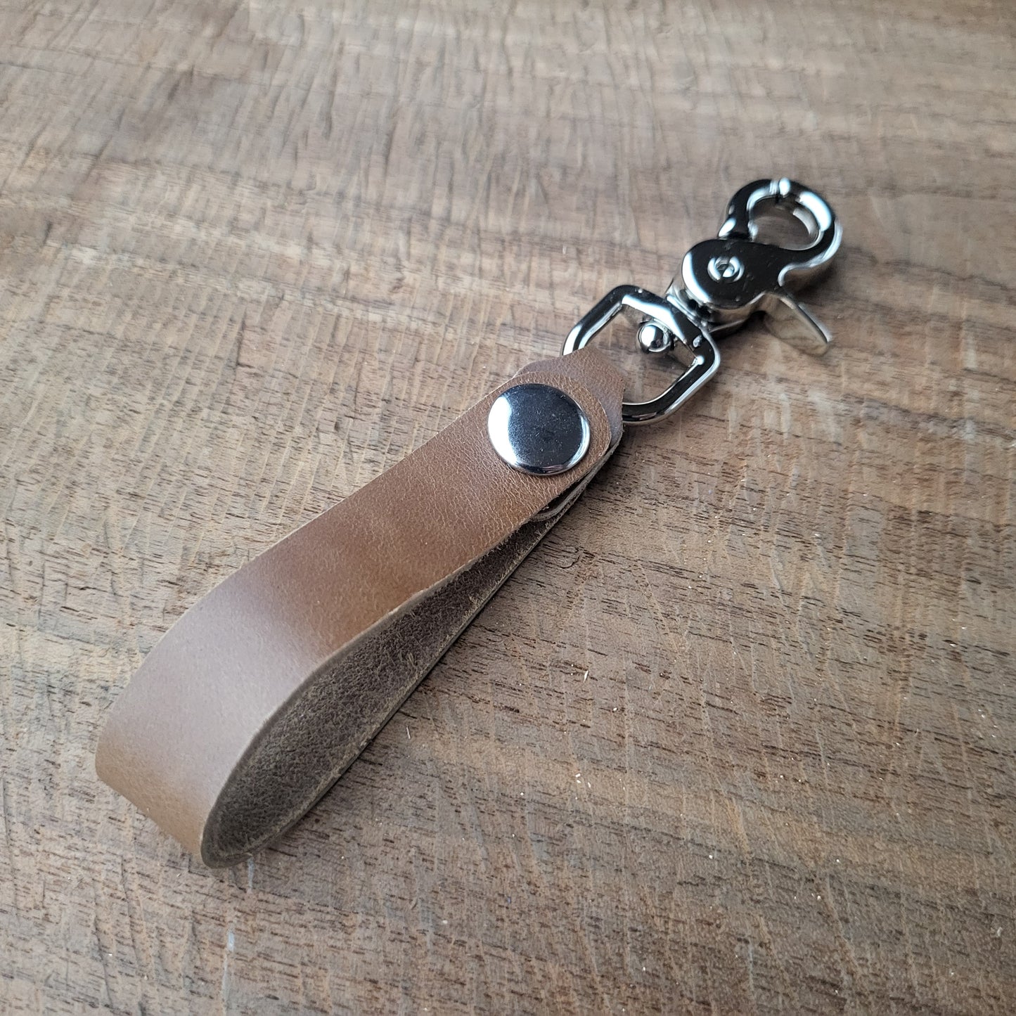 Leather Keychain Lanyard
