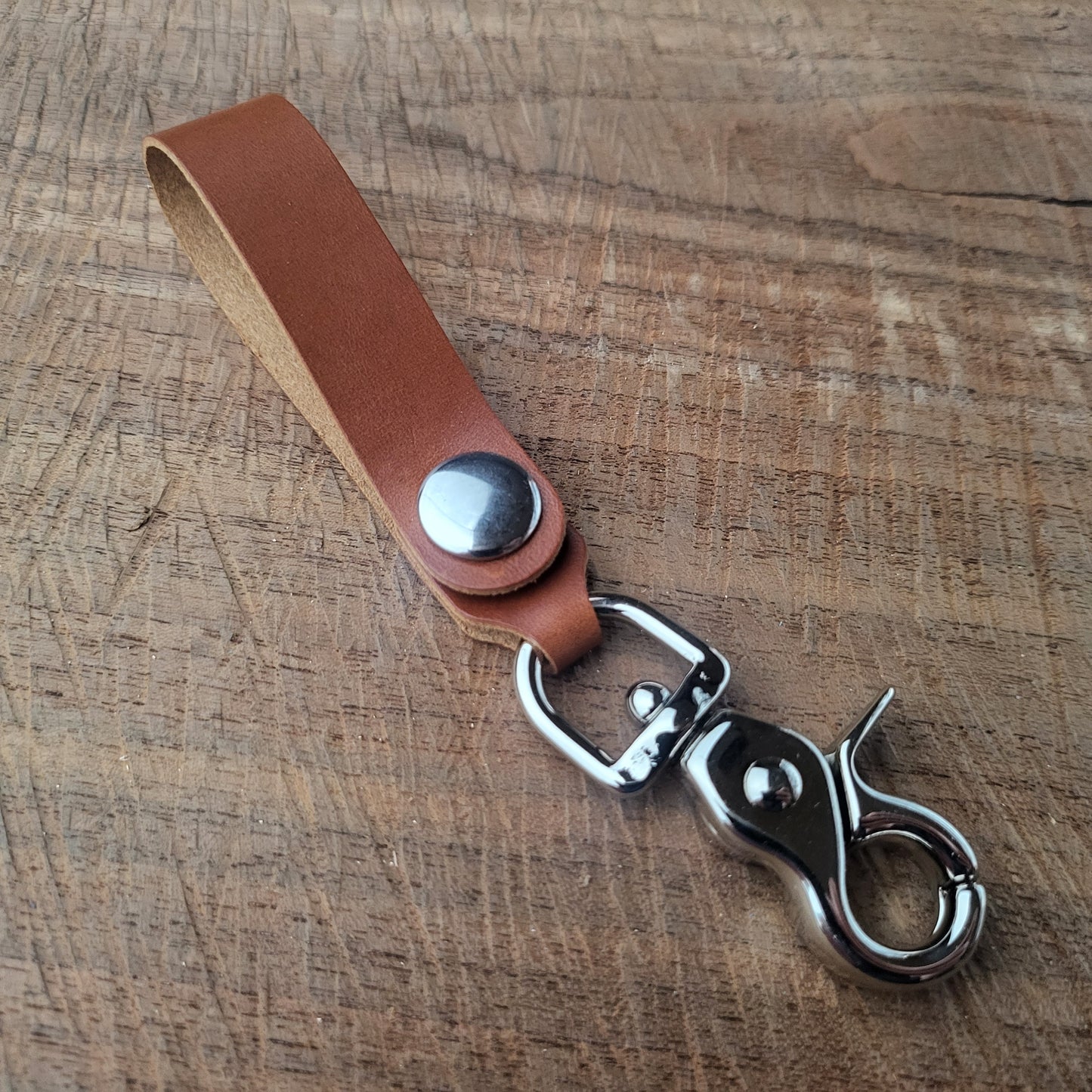 Leather Keychain Lanyard