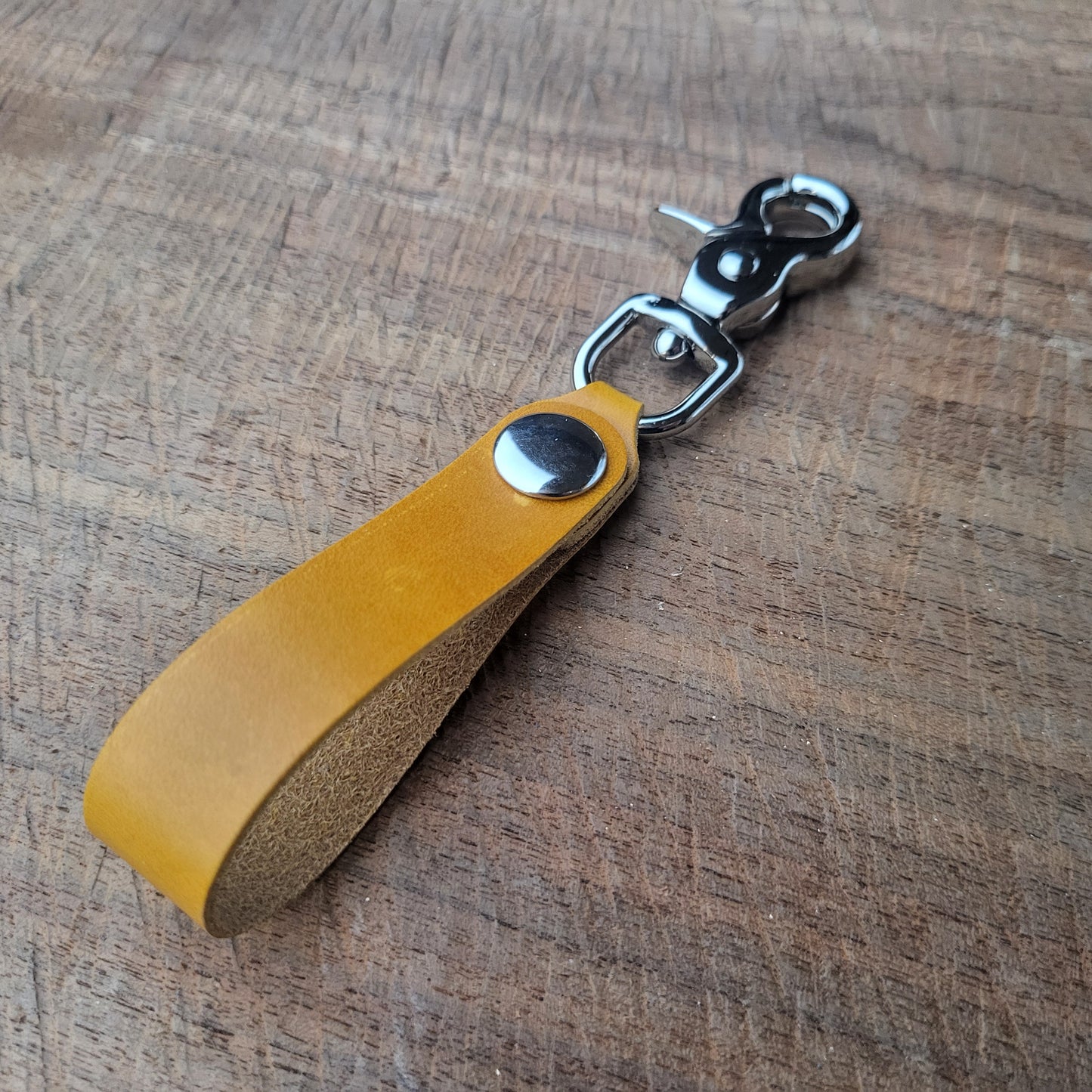 Leather Keychain Lanyard