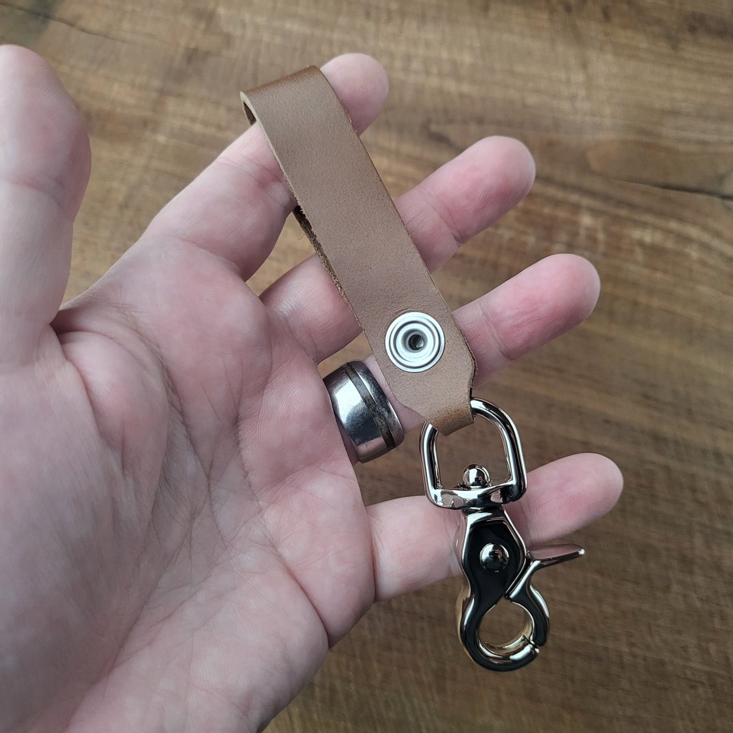 Leather Keychain Lanyard