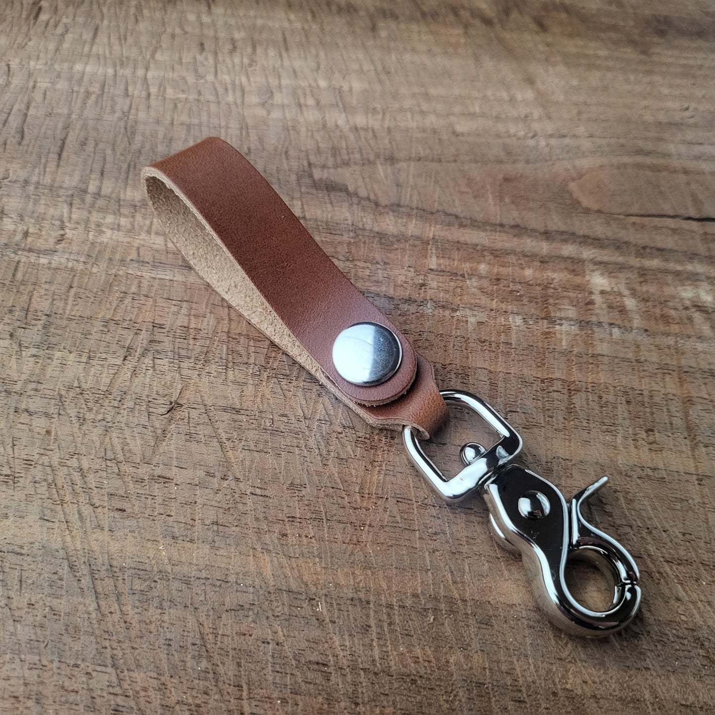 Leather Keychain Lanyard
