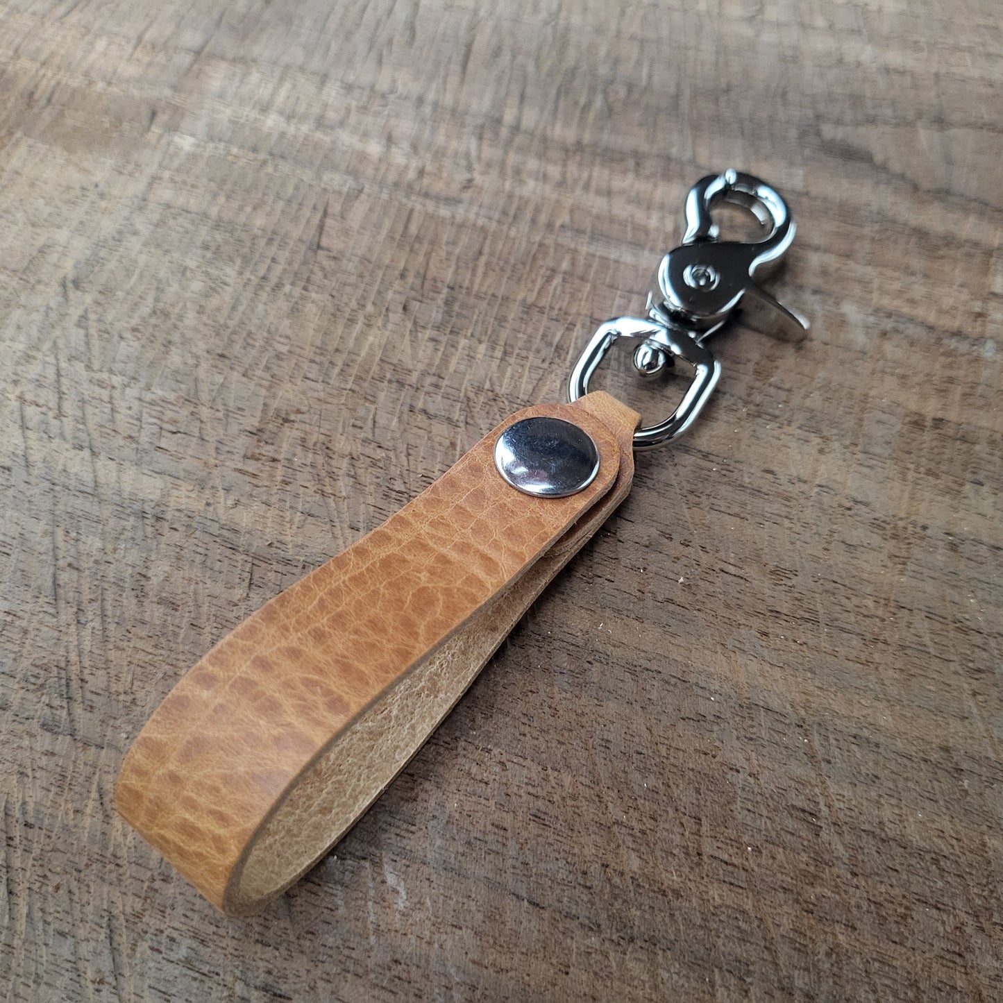 Leather Keychain Lanyard