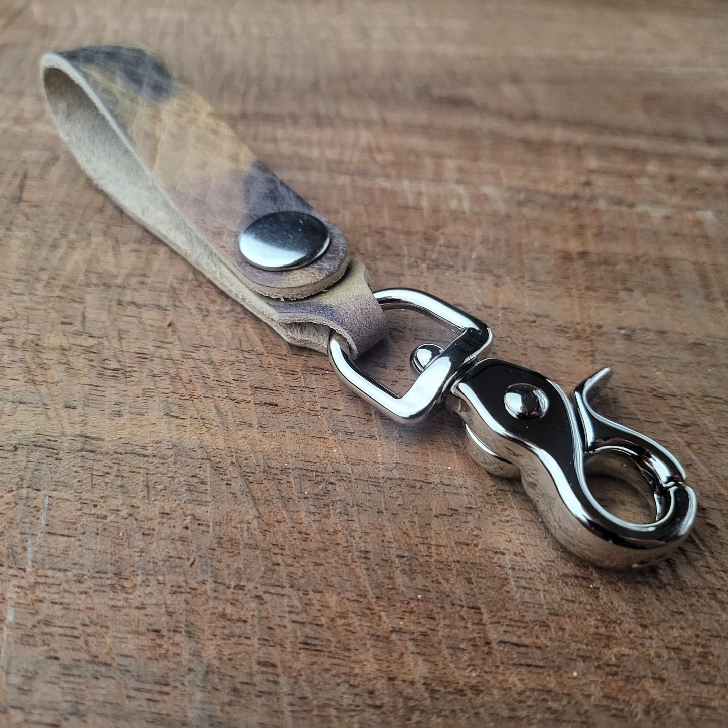 Leather Keychain Lanyard