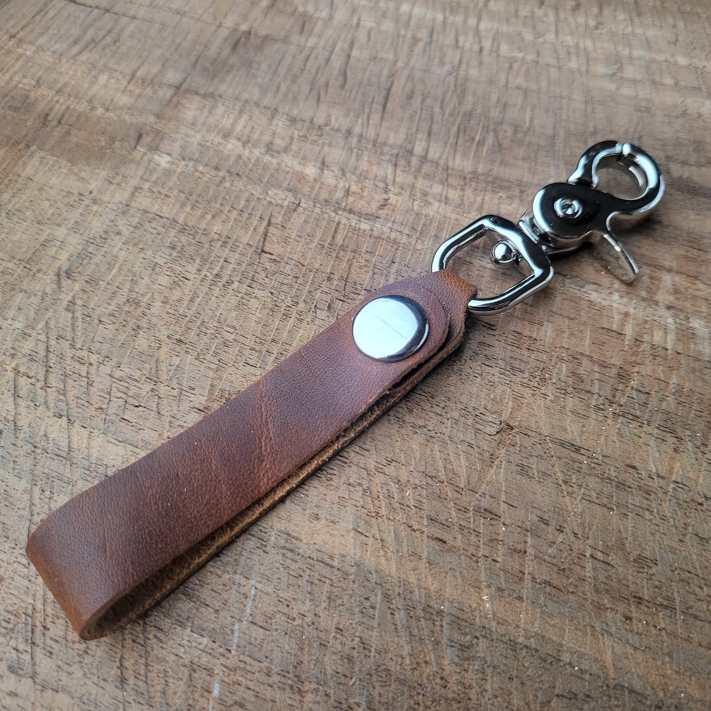 Leather Keychain Lanyard