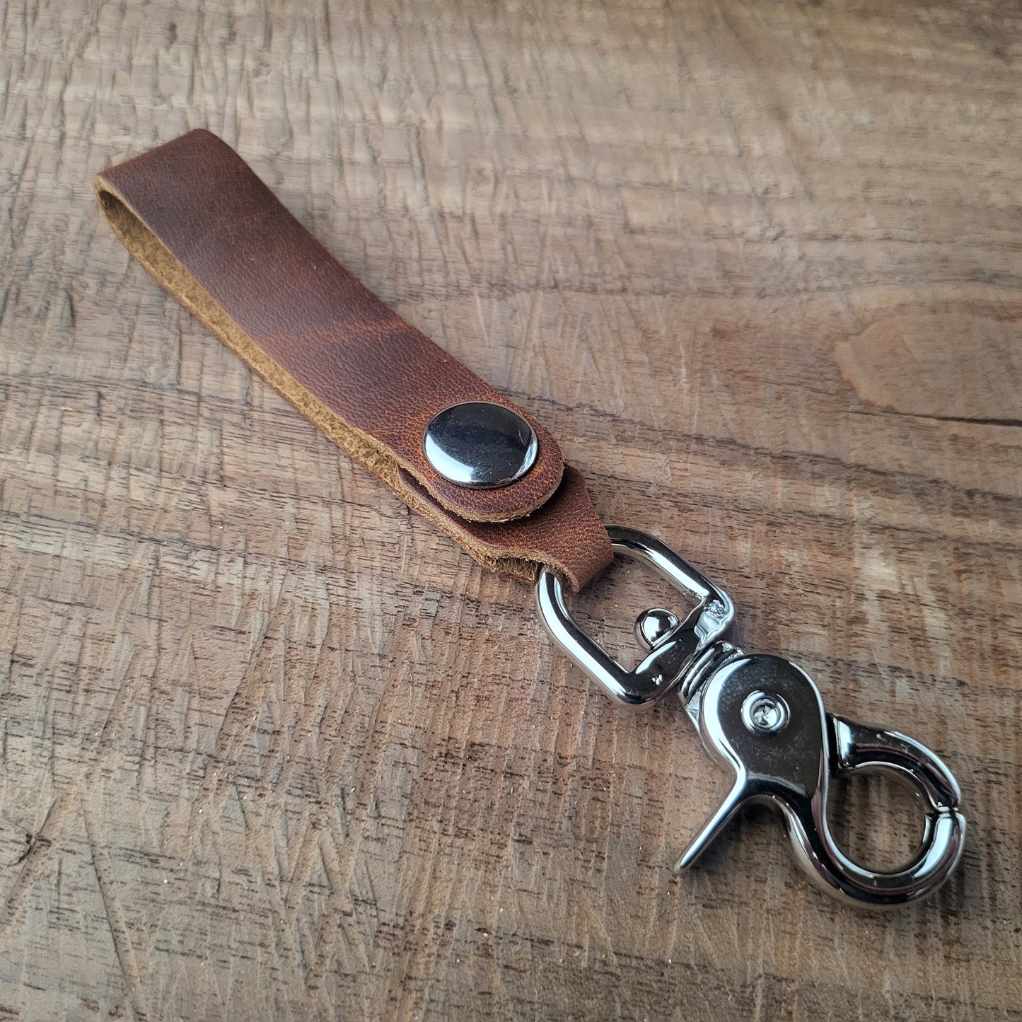 Leather Keychain Lanyard