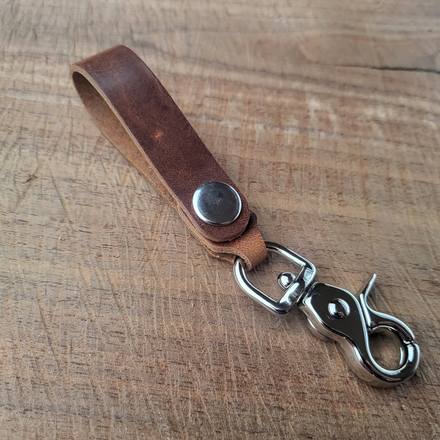 Leather Keychain Lanyard