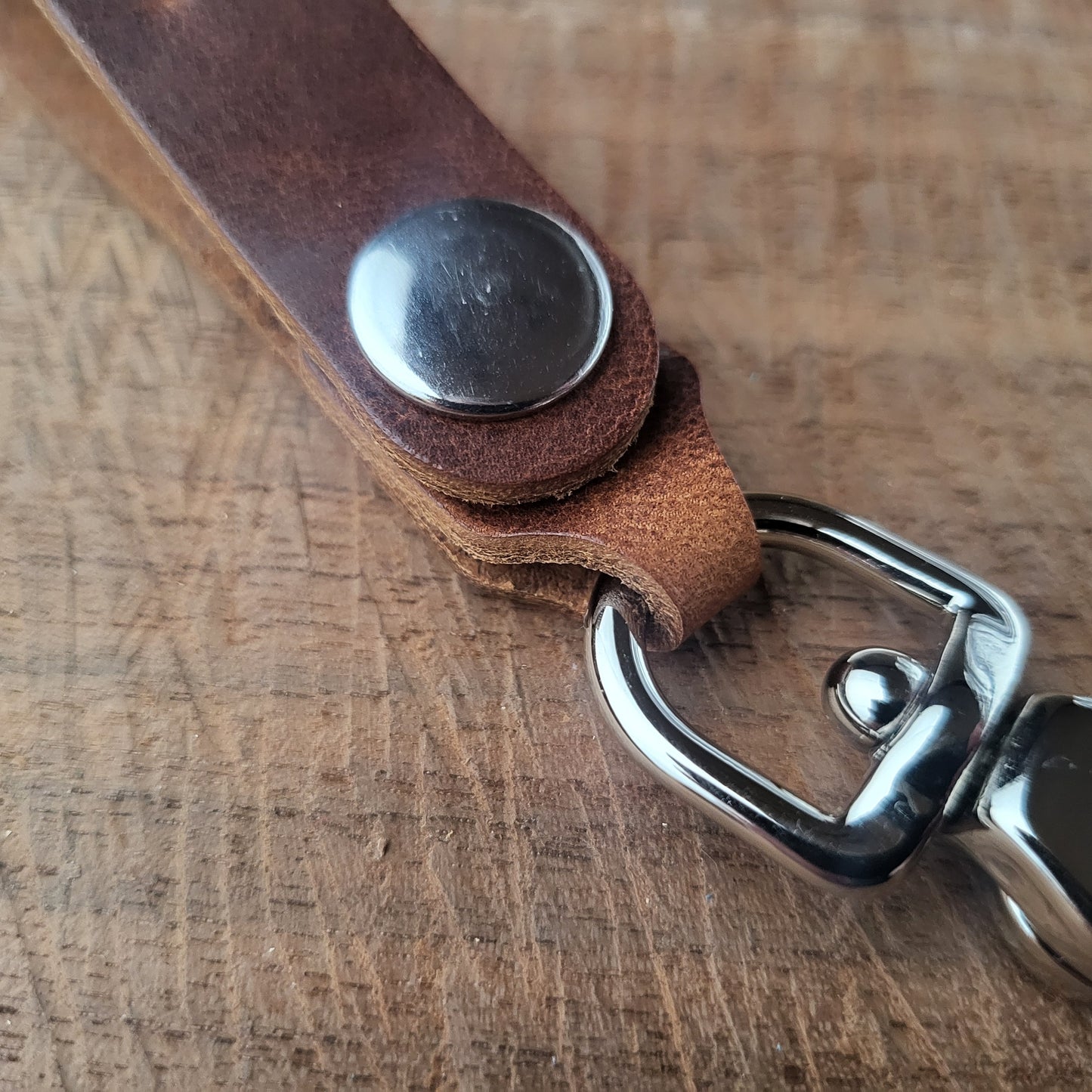 Leather Keychain Lanyard