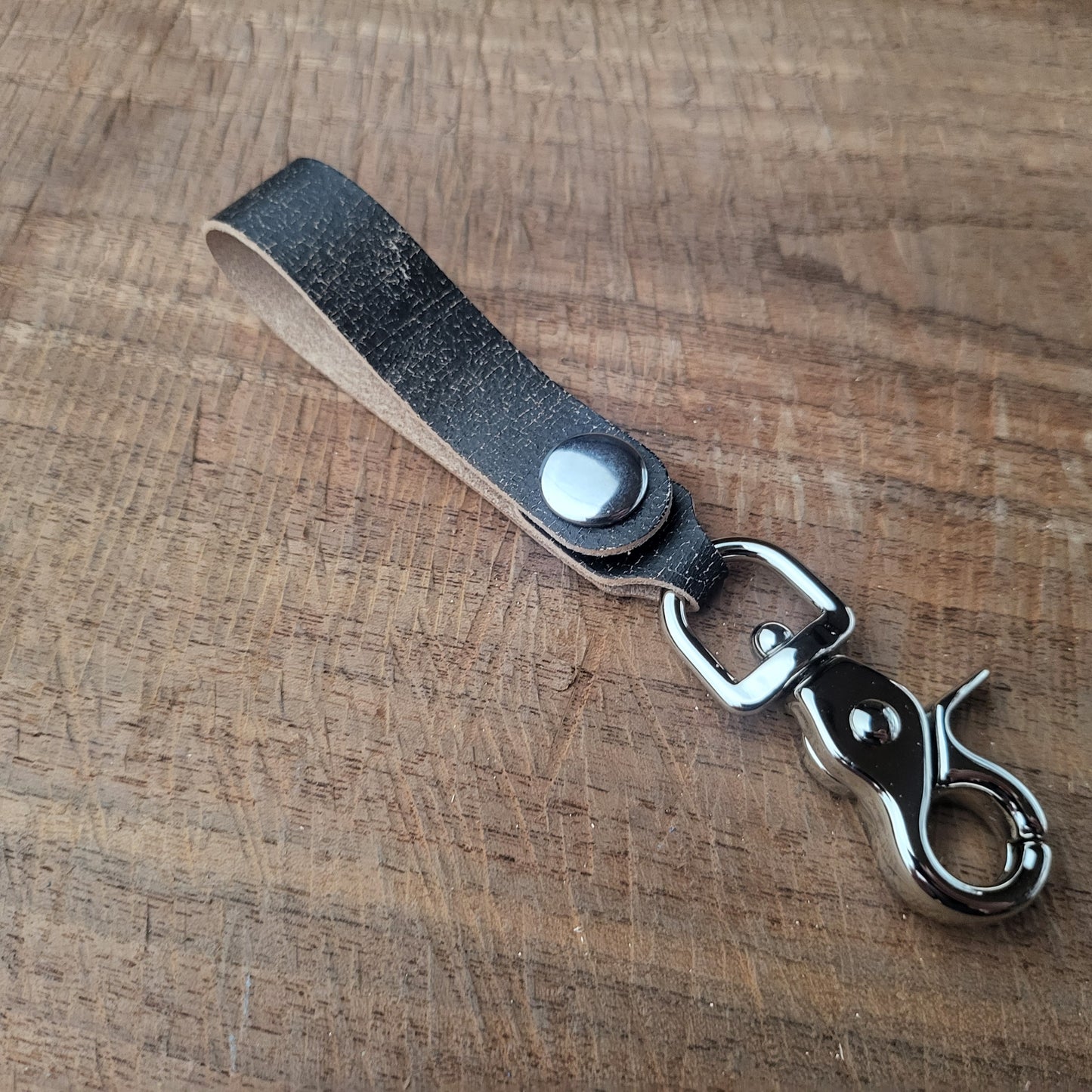 Leather Keychain Lanyard