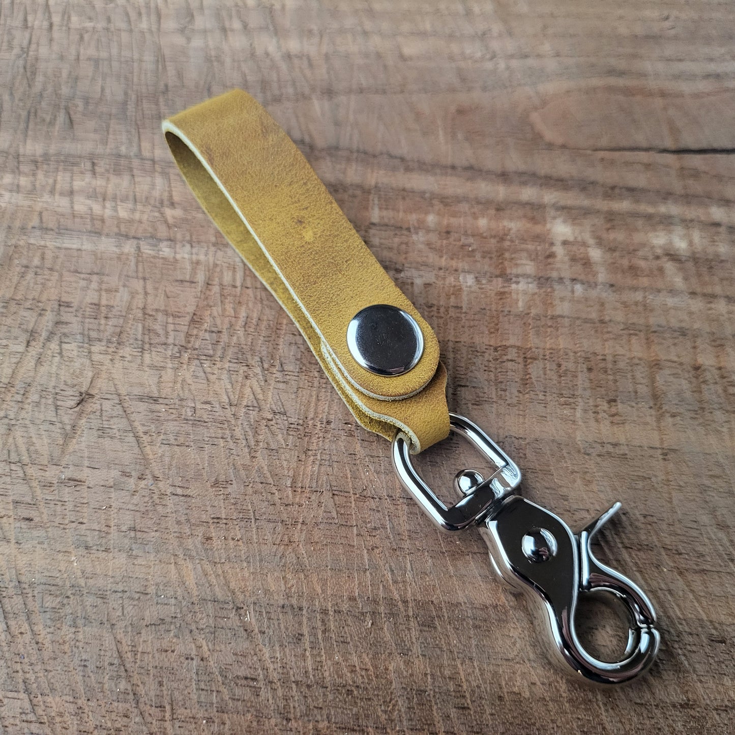 Leather Keychain Lanyard