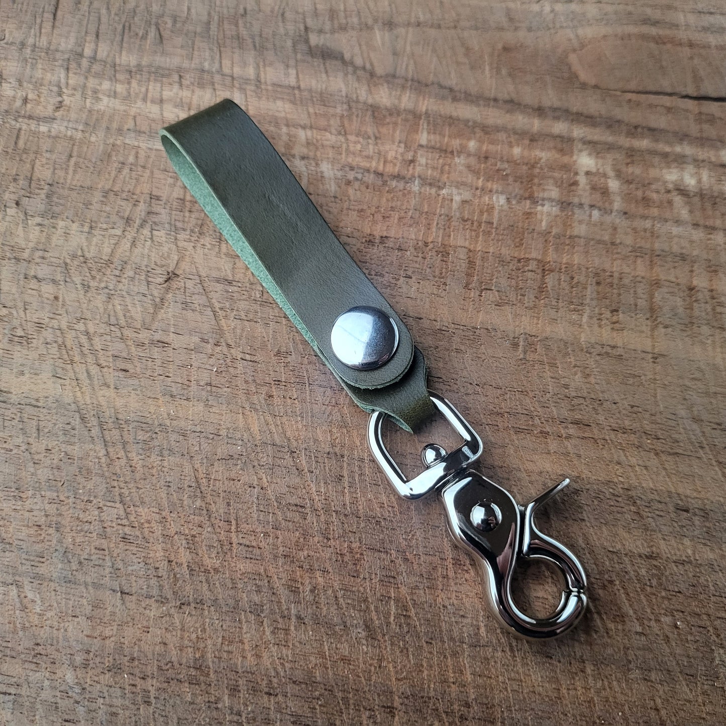 Leather Keychain Lanyard