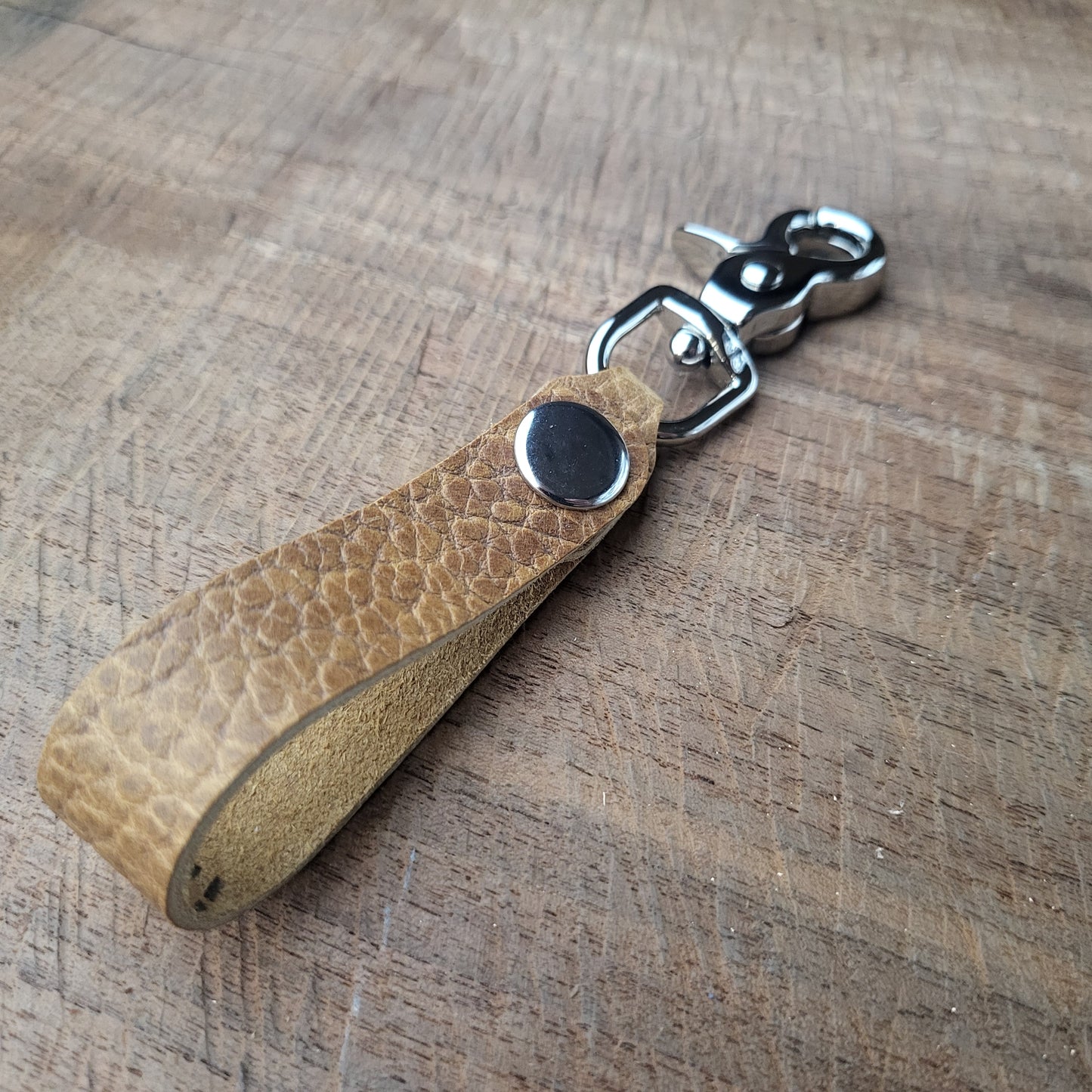Leather Keychain Lanyard