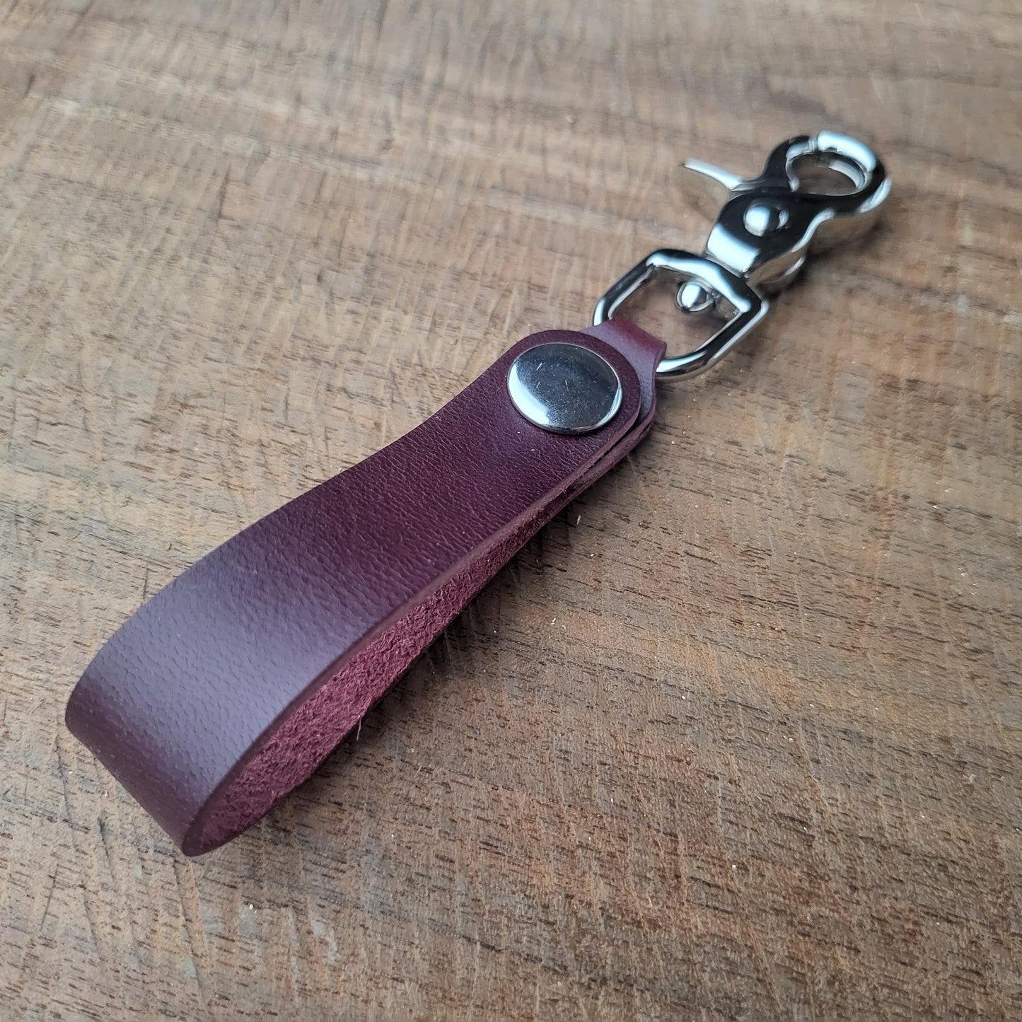 Leather Keychain Lanyard