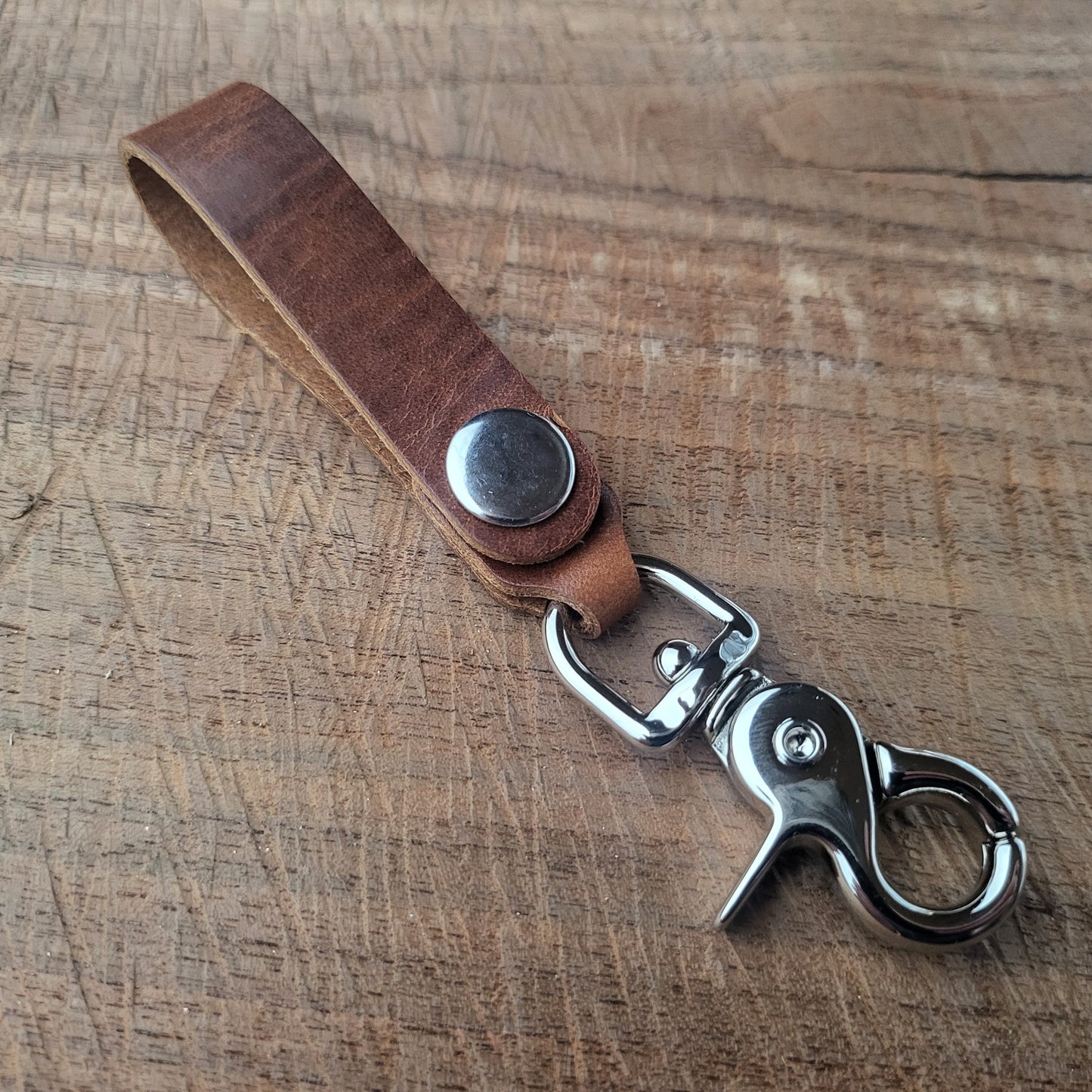 Leather Keychain Lanyard