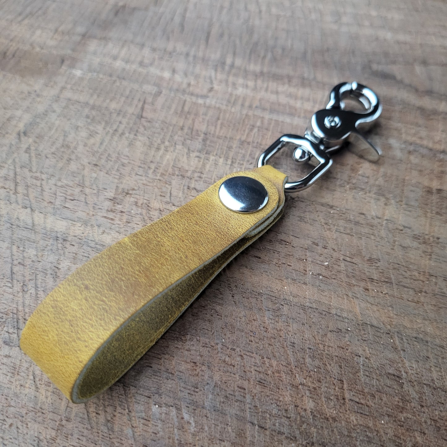Leather Keychain Lanyard