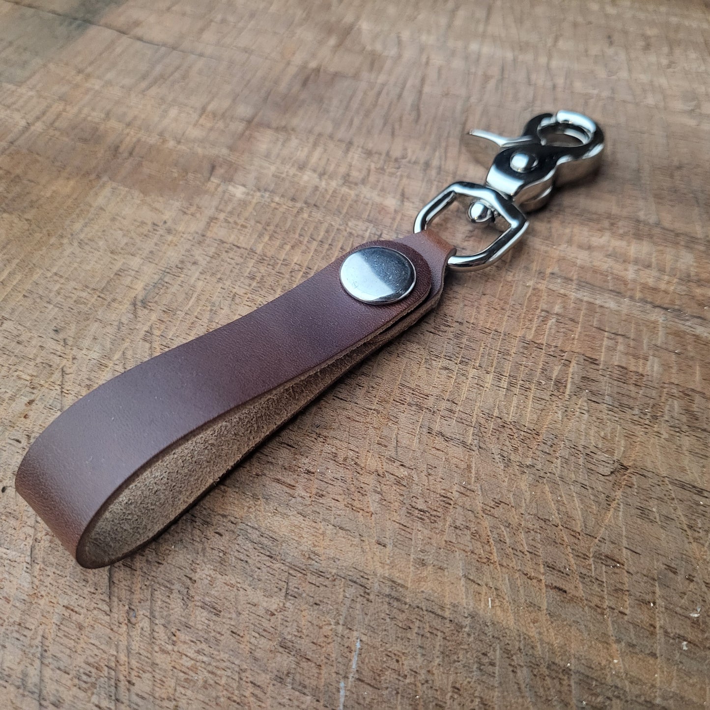 Leather Keychain Lanyard